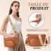 ISEYOU Sac Bandoulière Femme, Sac a Main Femmes Bandoulieres en Cuir PU avec Sangle Bohème Détachable et Réglable, Petit Sacs Portés Épaule Femme avec 3 Porte-cartes et Poches Multiples