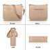 ISEYOU Borsa Tracolla Donna, Borsa a Tracolla in Morbida Pelle PU con Due Spallacci Regolabili Rimovibili Alla Moda, Khaki Crossbody Bag per Lavoro Quotidiano, Shopping, Appuntamenti, Viaggi