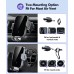 ISEYOU Support Telephone Voiture Induction, 15 W Chargeur Induction Voiture [Serrage Automatique & Rotation 360°] sans Fil Intelligente Rapide Compatible avec 15 14 Pro Max, Galaxy S23/S22, etc